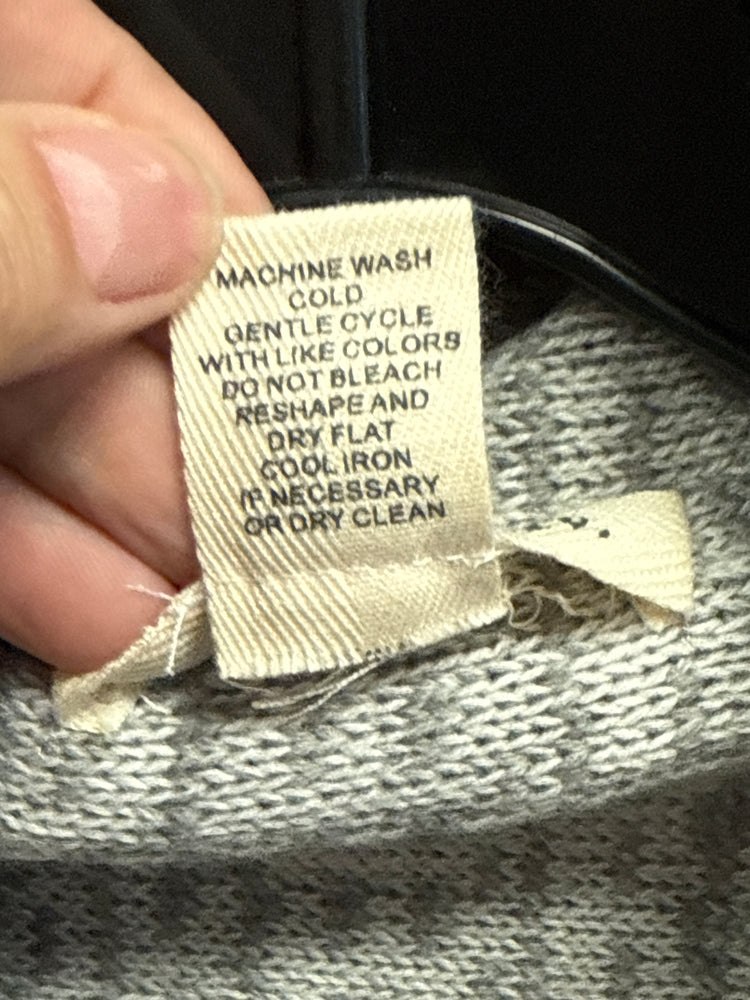 INDIGO THREAD BI-LEVEL CARDIGAN