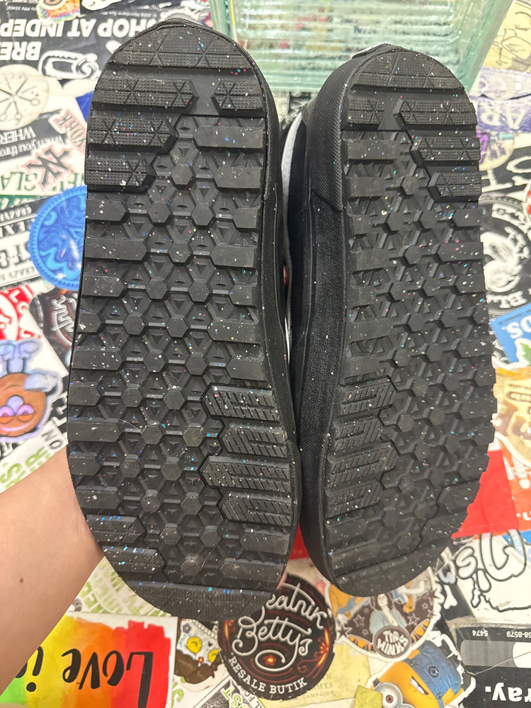 VANS GLITTER & SUEDE HI-TOPS (org$180)