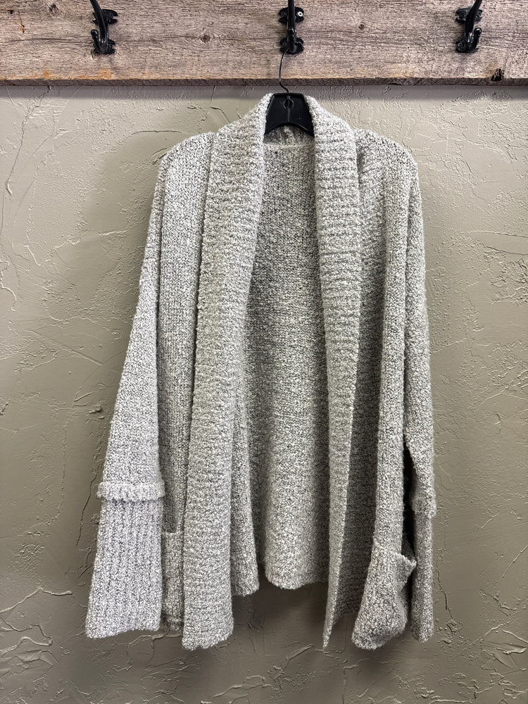 OPEN CARDIGAN WITH POCKETS