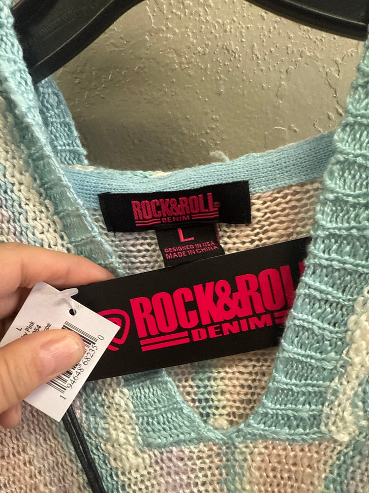 NWT ROCK&ROLL COWGIRL HOODED SWEATER (org$55)