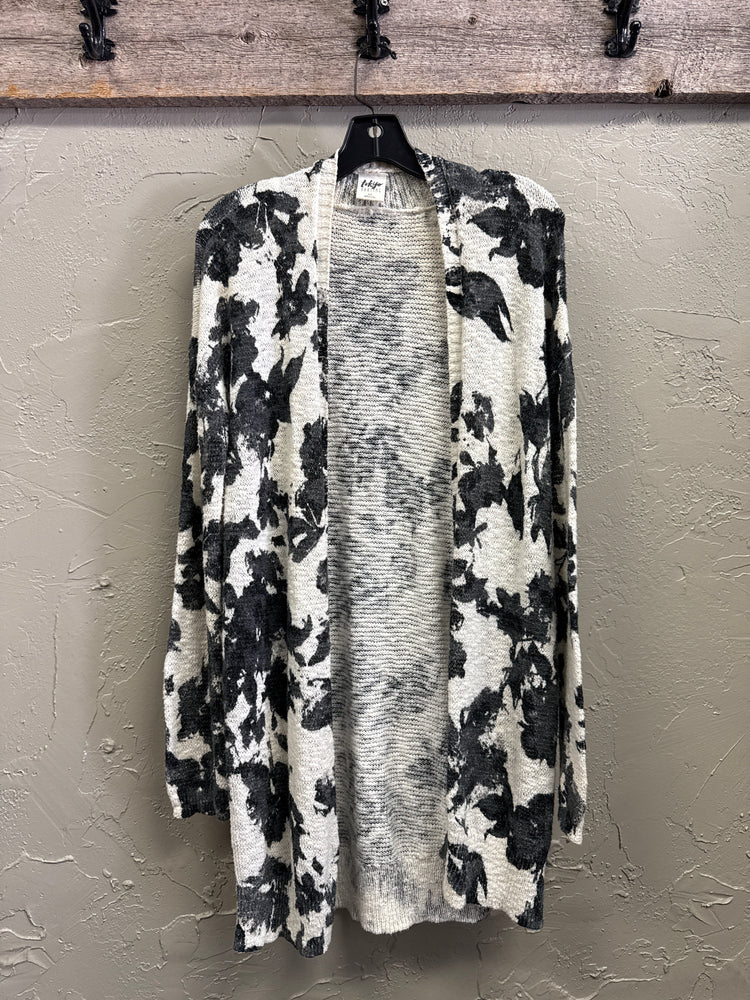 TOKYO DARLING FLORAL OPEN CARDI