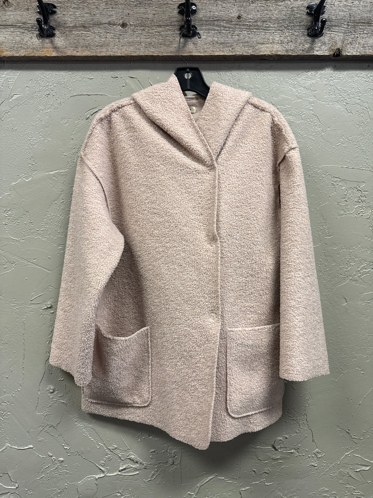 MAX STUDIO HOODED TEDDY BEAR COAT (org$118)