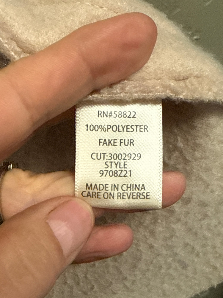 MAX STUDIO HOODED TEDDY BEAR COAT (org$118)