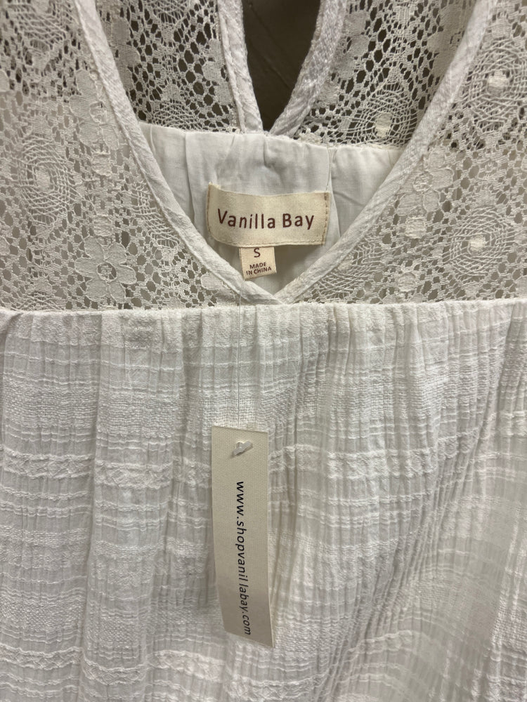 NWT VANILLA BAY COTTON GAUZE MINI DRESS