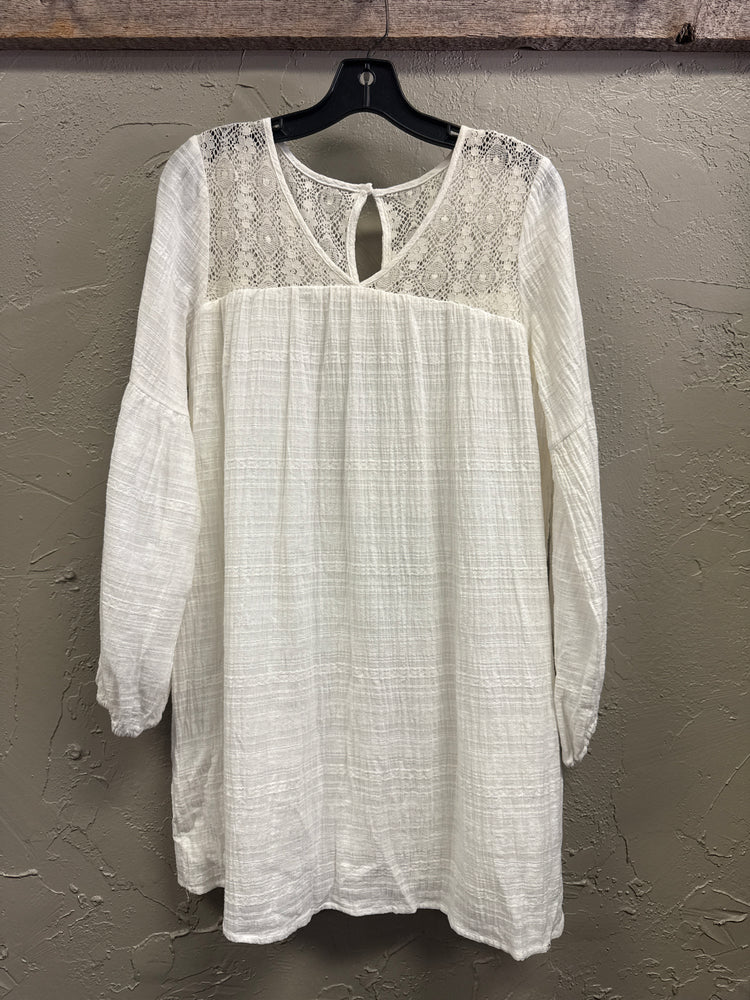 NWT VANILLA BAY COTTON GAUZE MINI DRESS
