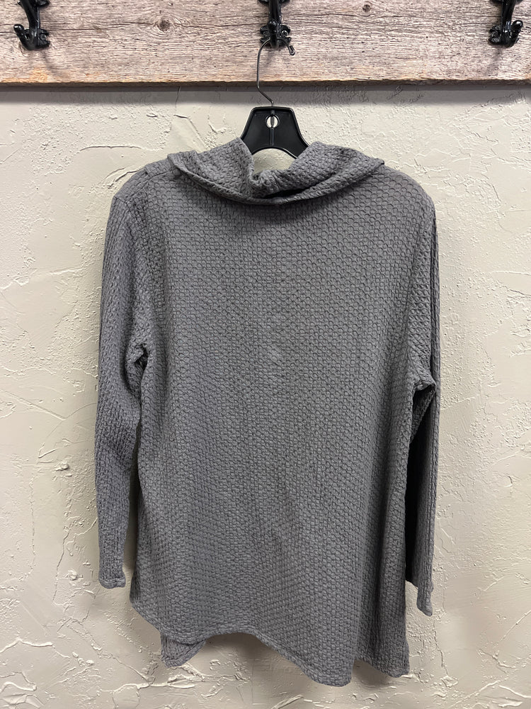 FOCUS CASUAL LIFE WAFFLE KNIT TUNIC