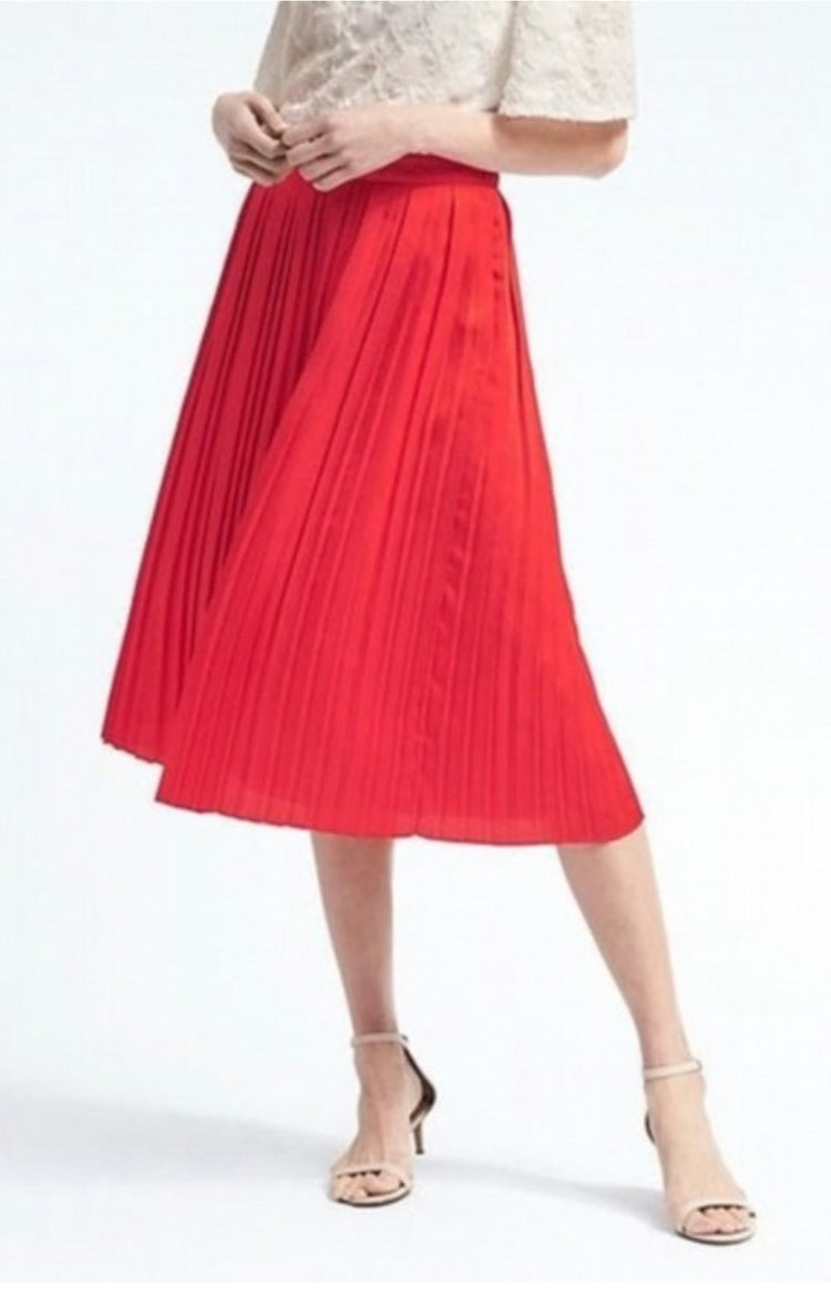 BANANA REPUBLIC PLEATED SKIRT (org$118)
