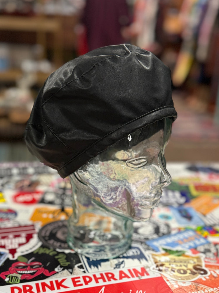 VEGAN LEATHER HAT
