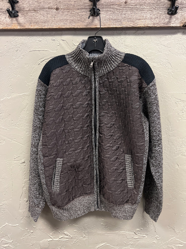 MSMSSE CASUAL FULL ZIP SWEATER