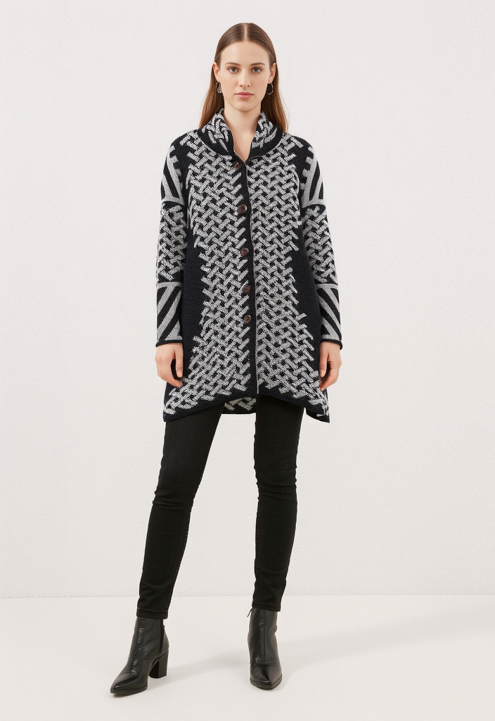 COCOGIO WOOL BLEND SHACKET