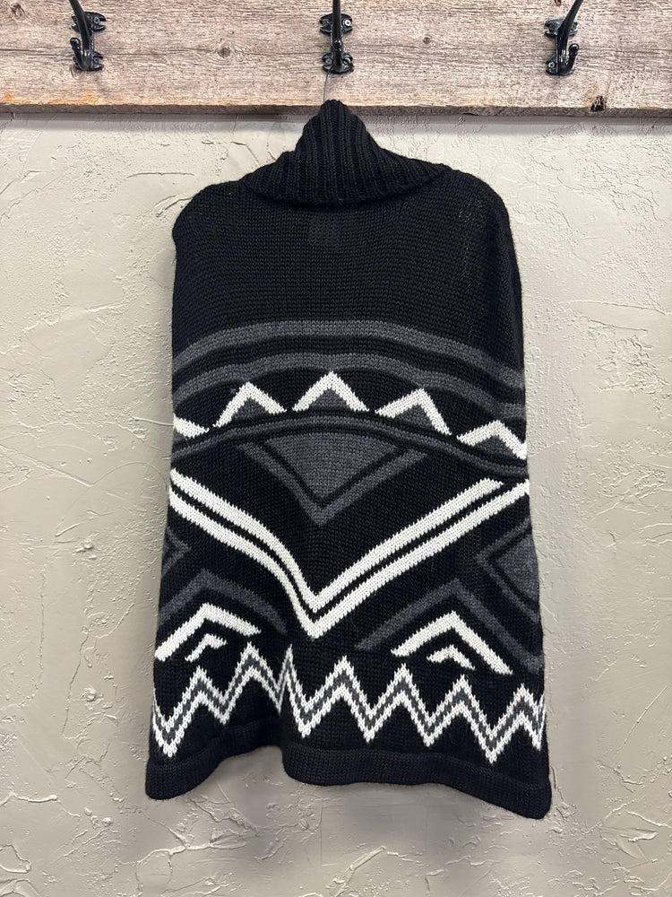 BCBG ALPACA BLEND PONCHO (org$278)