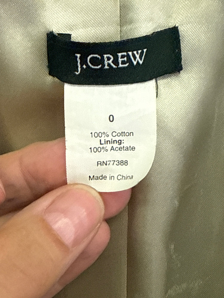 J CREW VELVET BLAZER