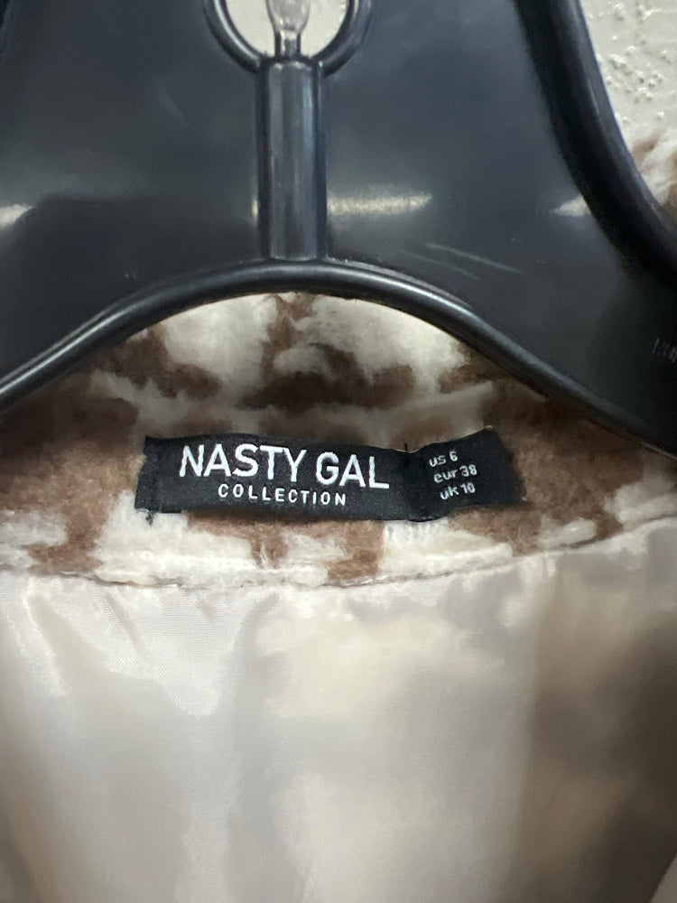 NASTY GAL HOUNDSTOOTH SHACKET