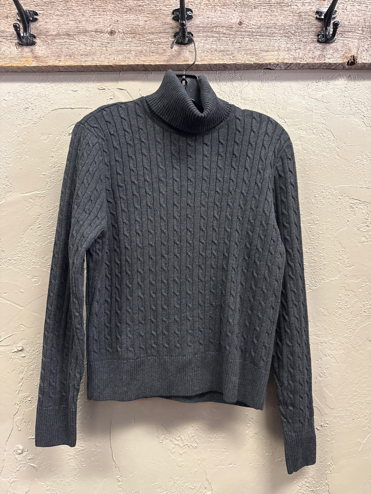 PRIA CABLEKNIT TURTLENECK SWEATER