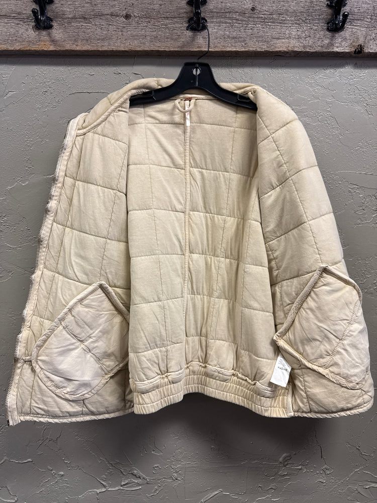 FP DOLMAN QUILTED KNIT JACKET (org$198)