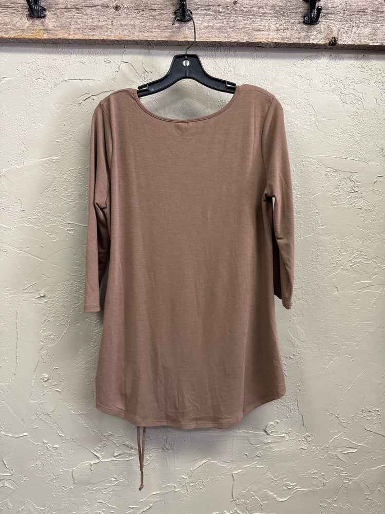 ZENANA QUARTER SLEEVE TOP