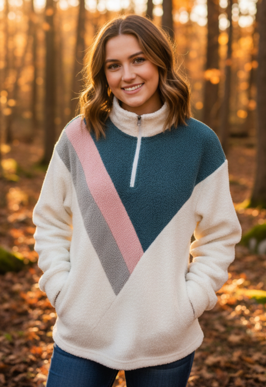FILLY FLAIR SHERPA PULLOVER