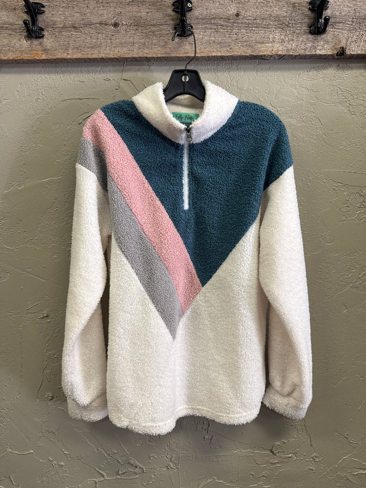 FILLY FLAIR SHERPA PULLOVER