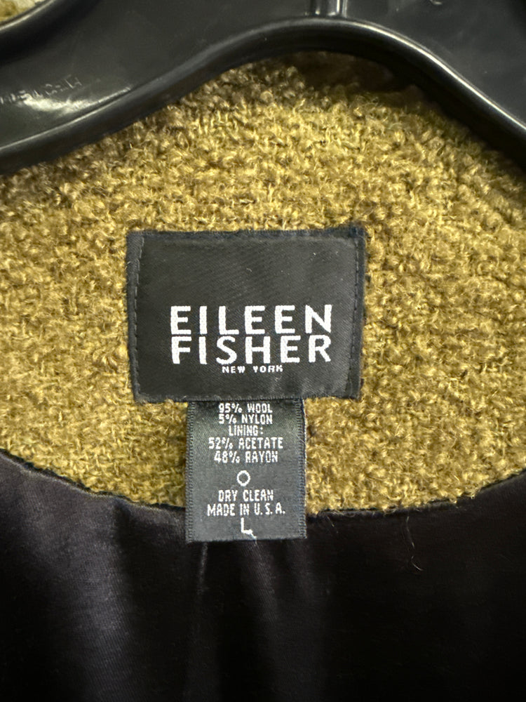 EILEEN FISHER WOOL BOUCLE COAT (org$528)