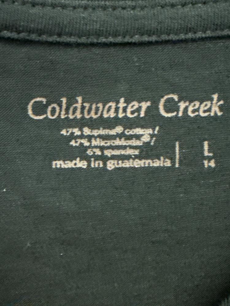NWT COLDWATER CREEK BATEAU TWIST TEE (org$35)