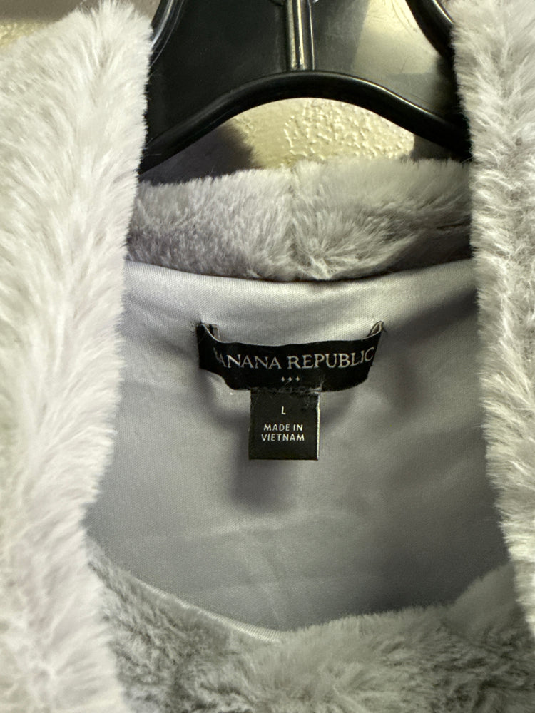 BANANA REPUBLIC FAUX FUR SWEATSHIRT