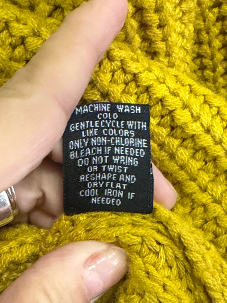 MOON & MADISON COWL NECK CROP SWEATER
