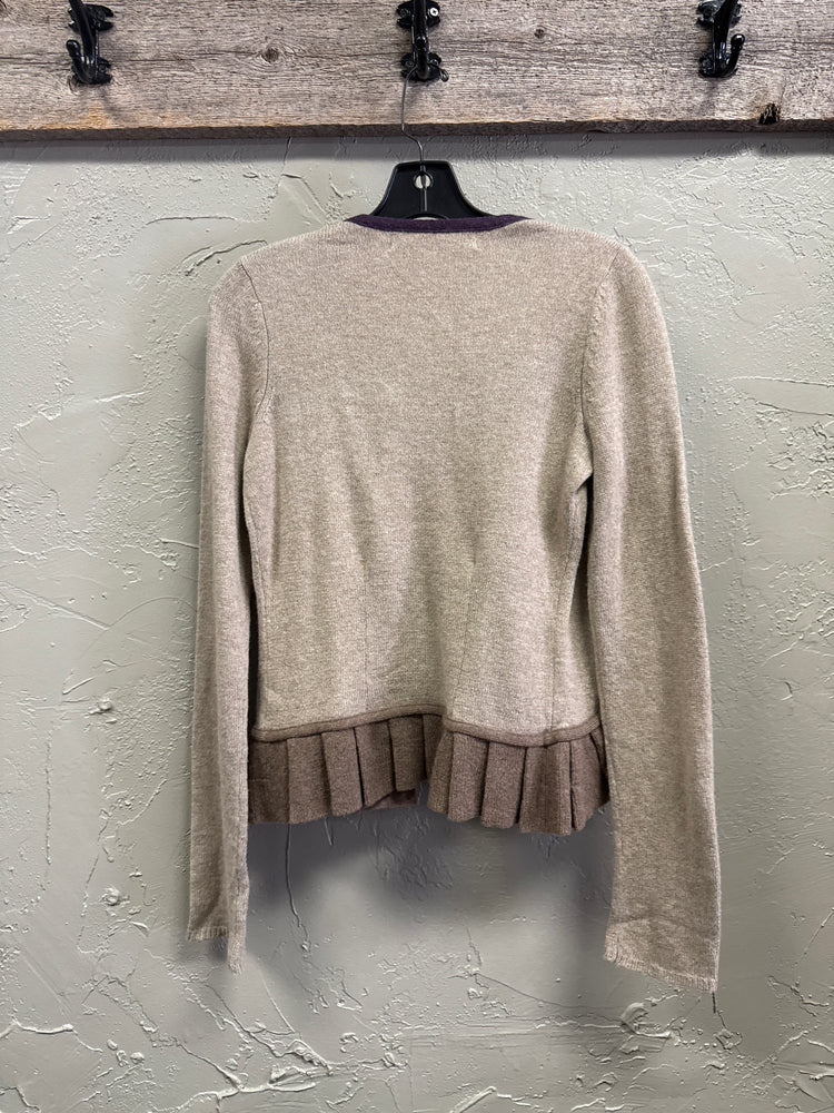 SPARROW RUFFLE CARDI (org$98)