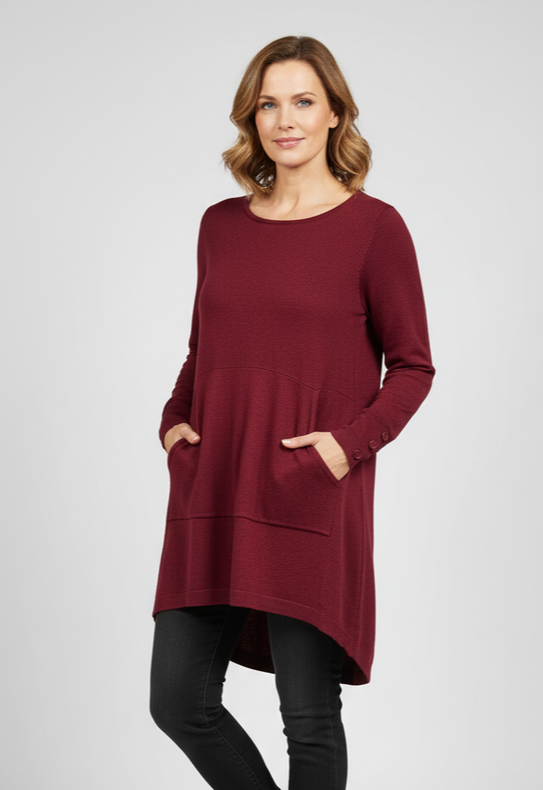 NY&CO SWEATER TUNIC w POCKETS