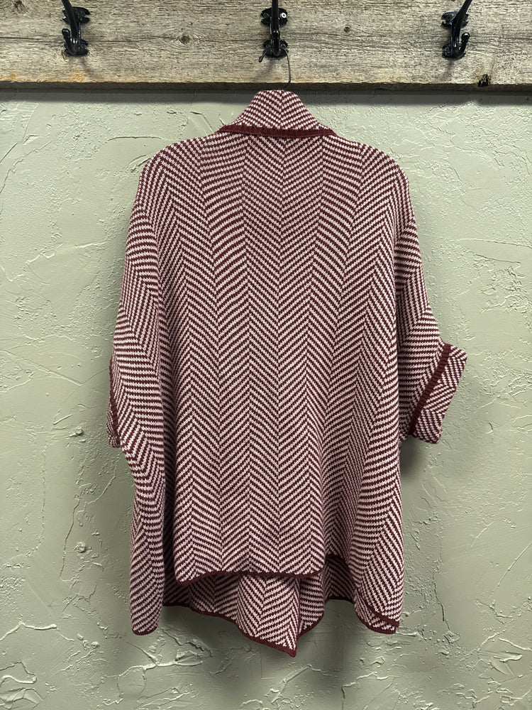 CHEVRON RIDING CAPE