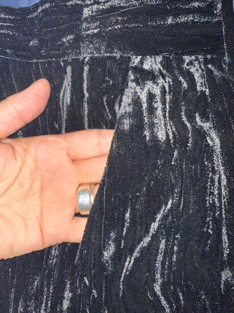 THE DROP WIDE LEG VELVET TROUSERS