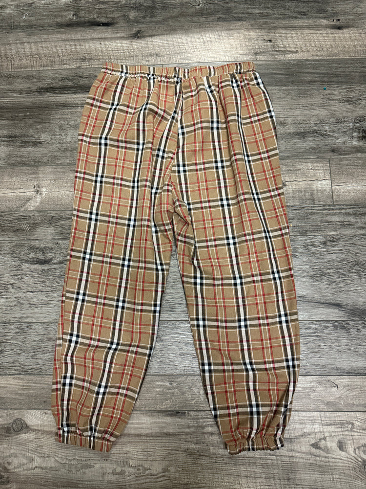 PLAID JOGGERS