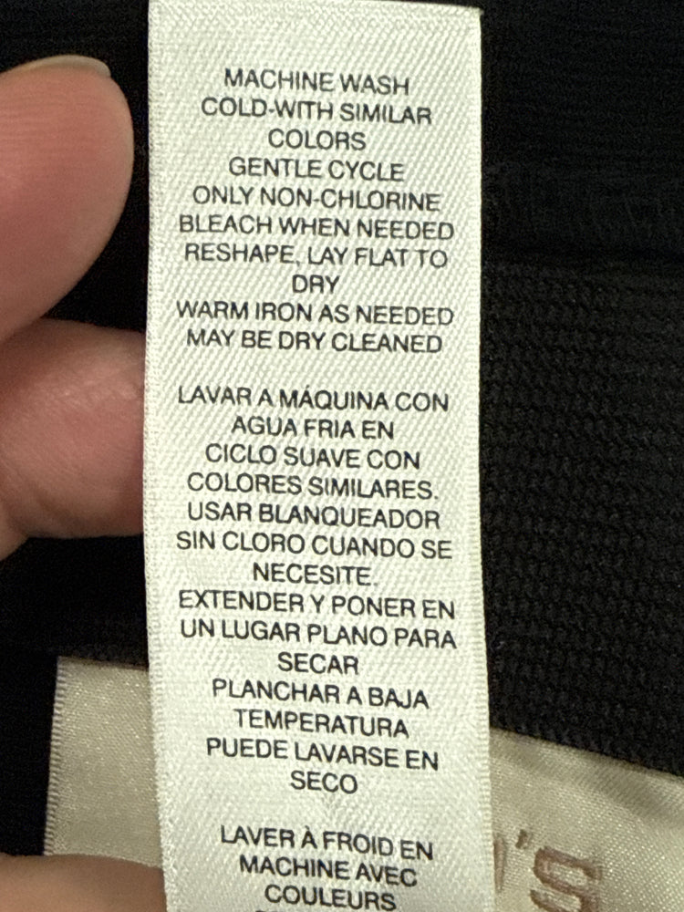 CHICOS VEGAN LEATHER FRONT PANT (org$99)