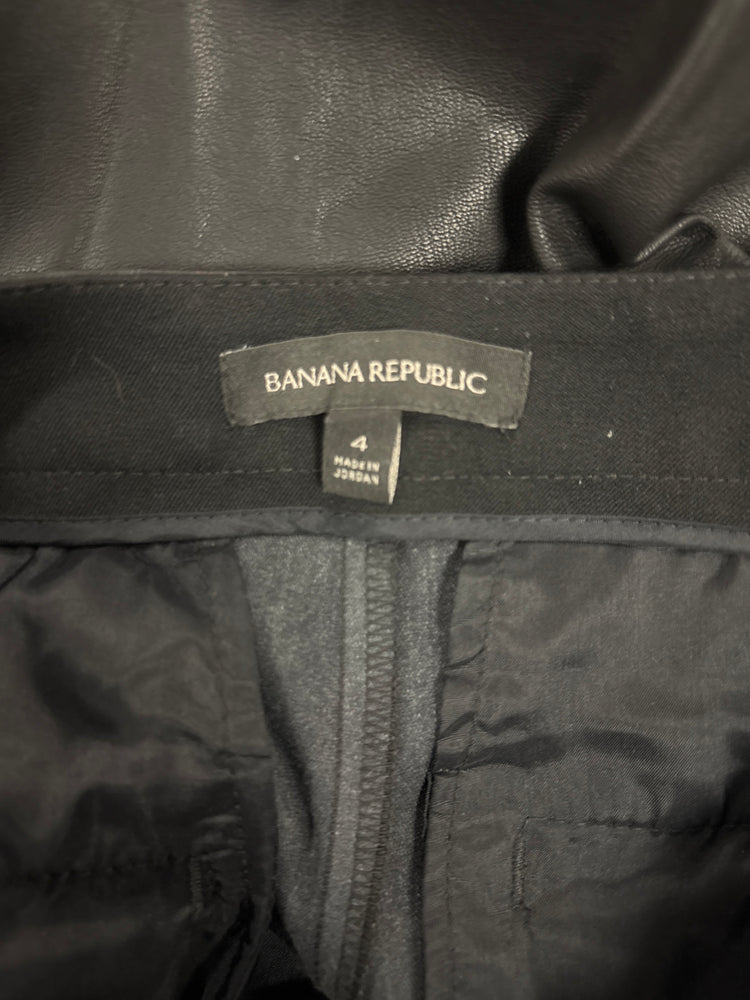 BANANA REPUBLIC VEGAN LEATHER TROUSER