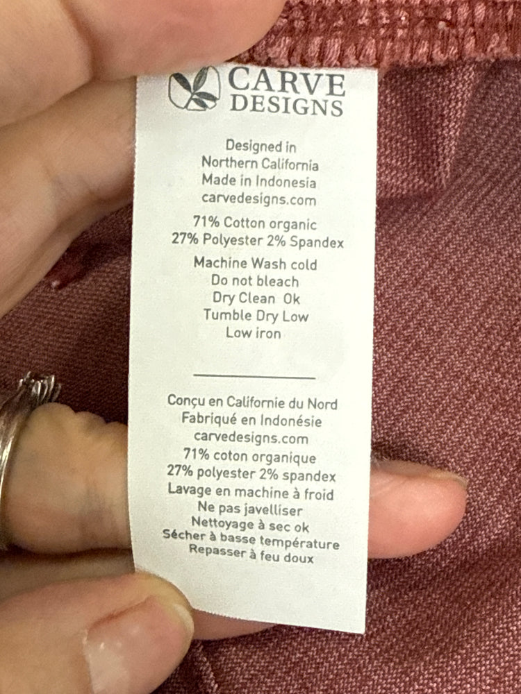CARVE DESIGNS CORDUROY PANT (org$99)