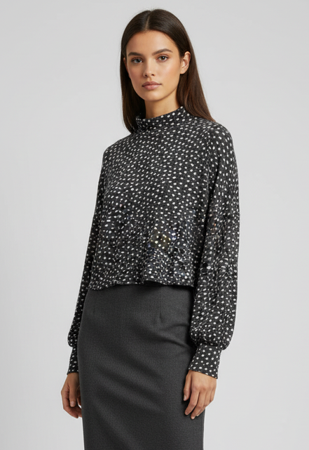 MTS POLKA DOT PULLOVER
