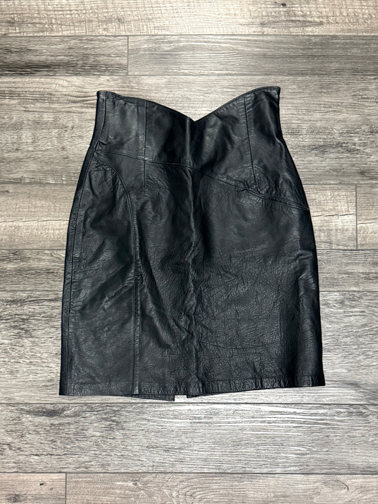 VTG FORENZA LEATHER SKIRT