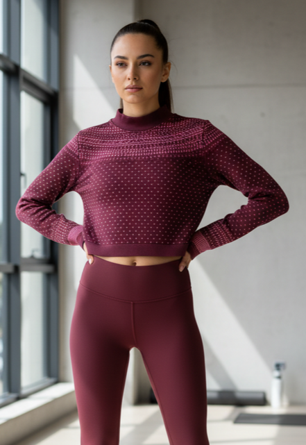 FABLETICS LONG SLEEVE CROP