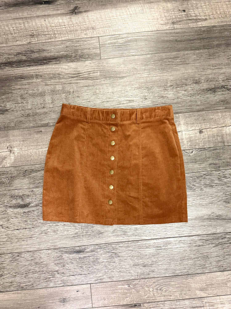 BAE VELY CORDUROY MINI SKIRT