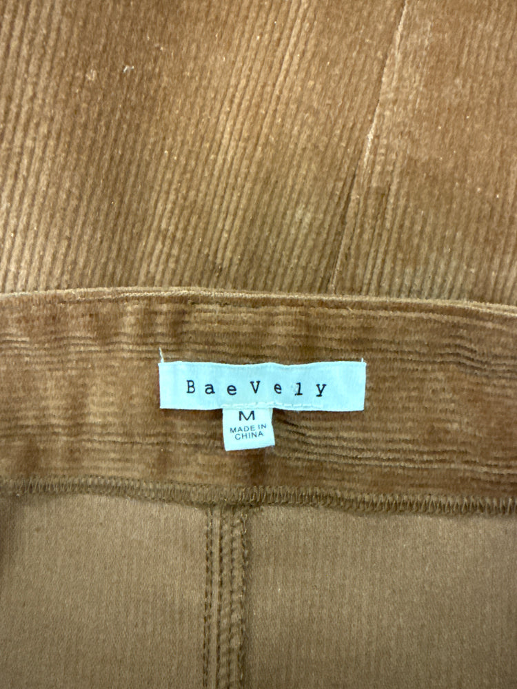 BAE VELY CORDUROY MINI SKIRT