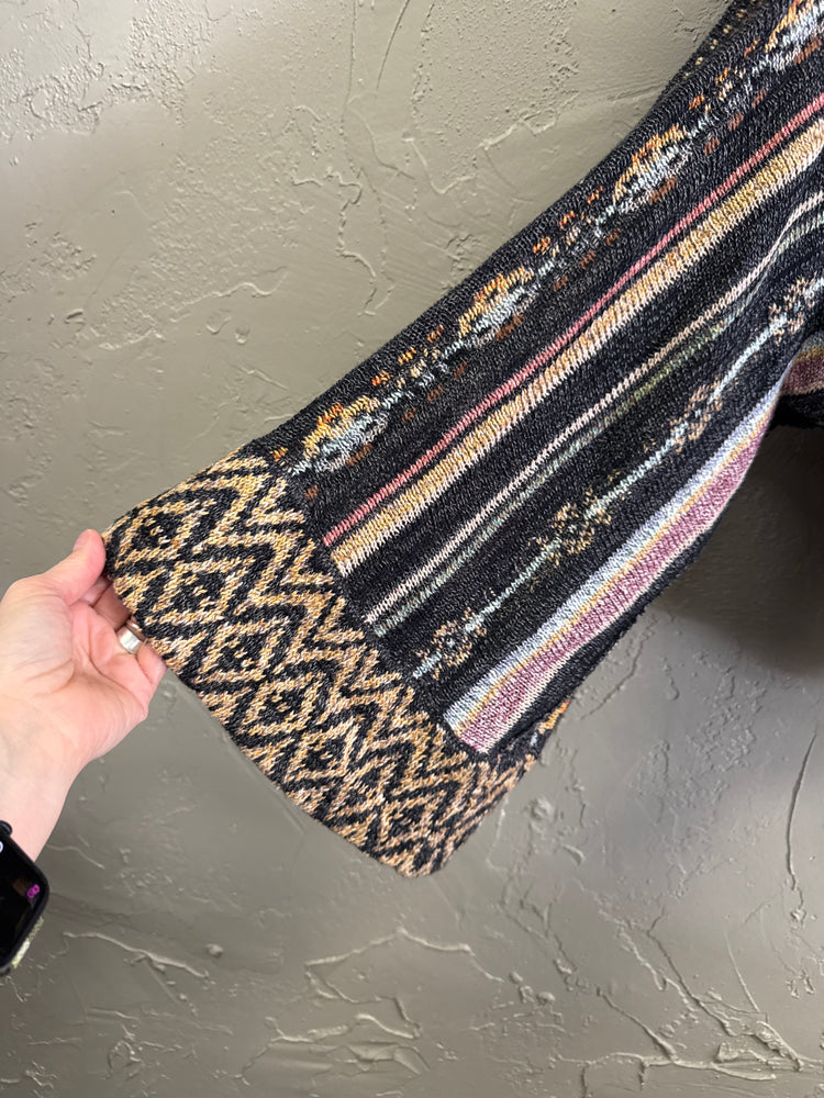 FREE PEOPLE BELL SLEEVE CROP CARDI (org$148)