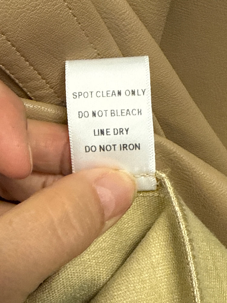 NWT GILLI VEGAN LEATHER SHACKET