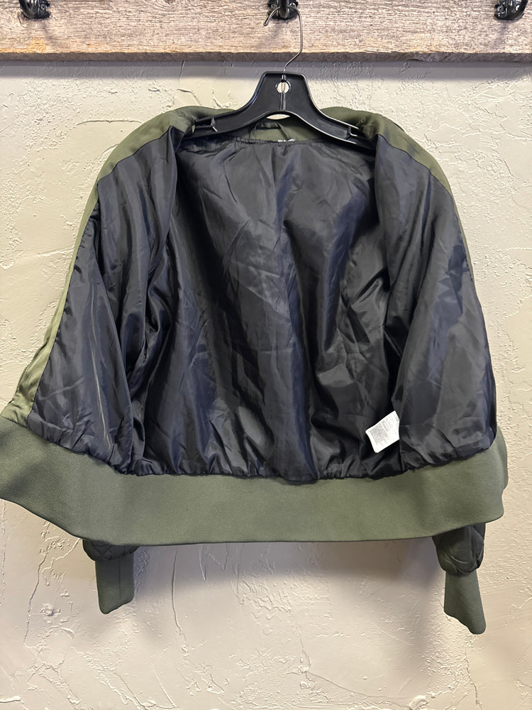 SATIN BOMBER JACKET