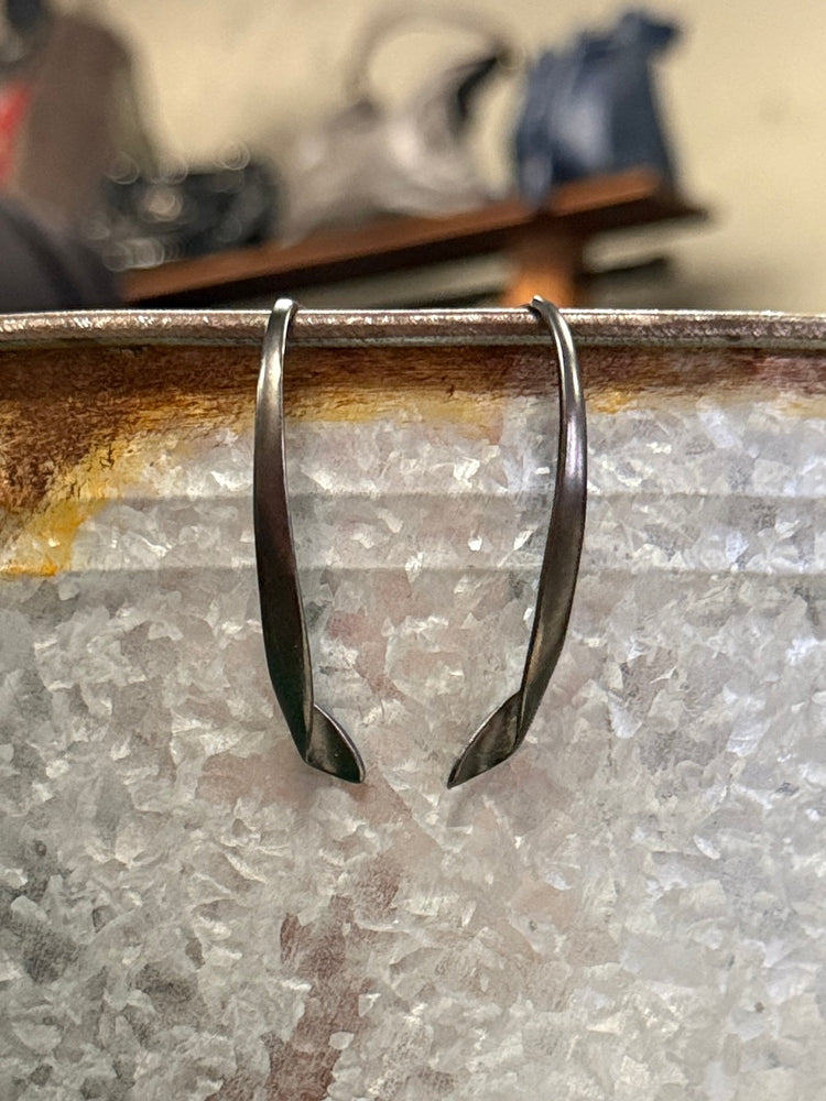 STAMPED SILVER EARRINGS