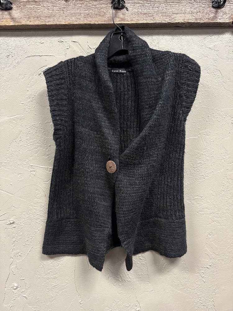 CAROL ROSE SLEEVELESS SWEATER