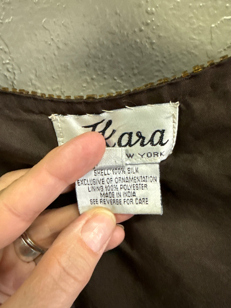 VTG JKARA BEADED EVENING JACKET