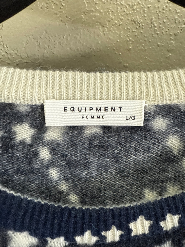 EQUIPMENT CASHMERE STAR SWEATER (org$298)