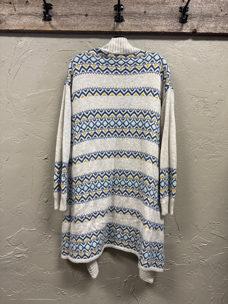 CASLON LONG OPEN CARDIGAN