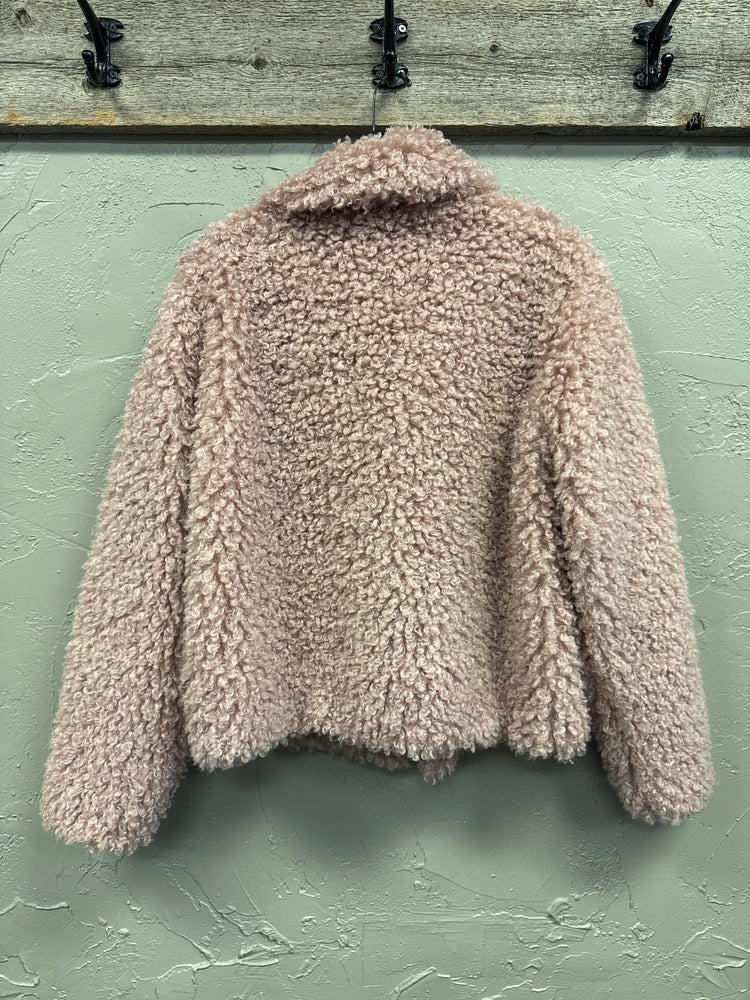 LAUREN CONRAD SHERPA CROP JACKET