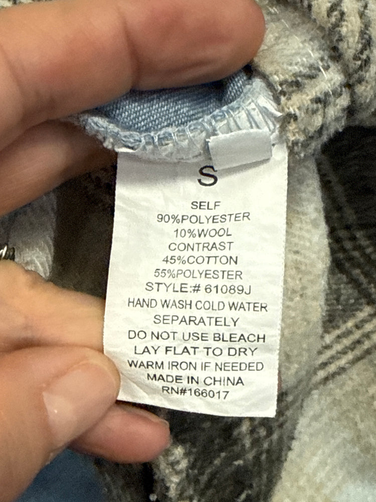 BLUE B DENIM/FLANNEL SHACKET