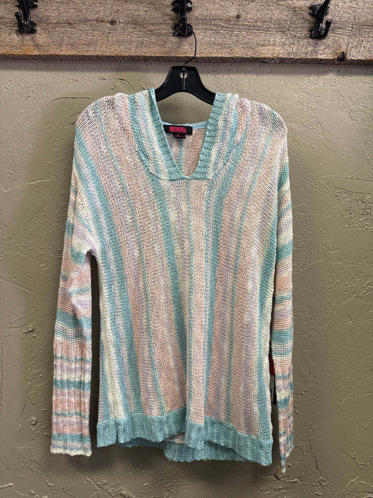 NWT ROCK&ROLL COWGIRL HOODED SWEATER (org$55)